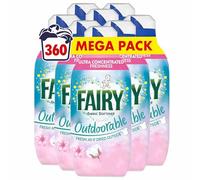 Fairy Outdoorable Fabric Conditioner, Cherry Blossom and Nordic Cotton, 360 Washes (8x45), Ultra Concentrated Formula For Sensitive Skin, Dermatologically Tested