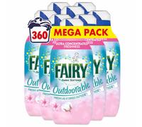 Fairy Outdoorable Fabric Conditioner, Cherry Blossom and Nordic Cotton, 360 Washes (8x45), Ultra Concentrated Formula For Sensitive Skin,