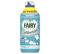 Fairy Outdoorable Fabric Softener, Ultra Concentrated Freshness For Sensitive Skin, 86 Washes, 1.204L