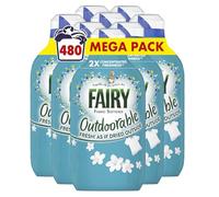 Fairy Outdoorable Fabric Softener, Ultra Concentrated Freshness For Sensitive Skin, 8x60 Washes, 8x840ml