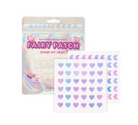 Fairy Patch Spark My Heart - shiny holographic hydrocolloid heart and moon patches for spots and blemishes, 84 patches, Korean skincare