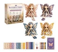 Fairy Patch Work DIY Collection | Flower Fairy Patch Work Sewing Kit | Funny Flower Fairies Patching Sewing Art Crafts Kits | Handmade Fairies Fabric Doll Quilting Toy Kit for Adults & Kids