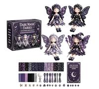 Fairy Patch Work DIY Collection | Flower Fairy Patch Work Sewing Kit | Funny Flower Fairies Patching Sewing Art Crafts Kits | Handmade Fairies Fabric Doll Quilting Toy Kit for Adults & Kids