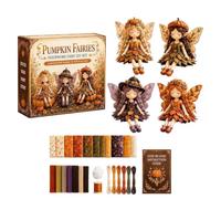 Fairy Patch Work DIY Collection | Flower Fairy Patch Work Sewing Kit | Funny Flower Fairies Patching Sewing Art Crafts Kits | Handmade Fairies Fabric Doll Quilting Toy Kit for Adults & Kids