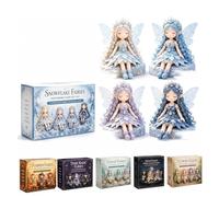 Fairy Patchwork DIY Collection, Fairy Handmade Sewing Kit, Fun Flower Fairies Patchwork Sewing Kit, 4 Handcrafted Winged Flower Fairies, Complete Sewing Materials