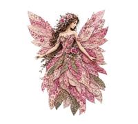 Fairy Patchwork DIY Kit, Pre-Cut Felt Sewing Set for Beginners