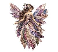 Fairy Patchwork DIY Kit, Pre-Cut Felt Sewing Set for Beginners