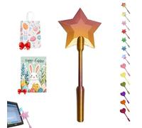 Fairy Pay Wand, Magic Fairy Wand Credit Card Holder, Stellar Swipe - Godmother Payment Wands, 3D Printed Star (K)