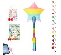 Fairy Pay Wand, Magic Fairy Wand Credit Card Holder, Stellar Swipe - Godmother Payment Wands, 3D Printed Star (G)