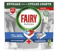 FAIRY Platinium Plus All in 1 Dishwasher Tablets - Pack of 8 Capsules