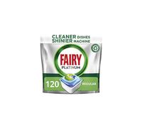 Fairy Platinum All-In-One Dishwasher Tablets Bulk, 120 Tablets (24 x 5), Original, With Anti-Dull Technology & Rinse Aid Action