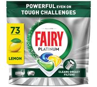 Fairy Platinum Dishwasher Tablets, Lemon, 73 Capsules