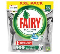 Fairy Dishwasher Tablets Platinum All-in-One Original, Bulk 65 Tablets