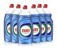 Fairy Platinum Ecalyptus Antibacterial Washing Up Dishwashing Soap Liquid - Lasts 50% Longer - New And Improved Formula - (6x870ml)