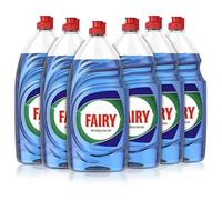 Fairy Platinum Ecalyptus Antibacterial Washing Up Dishwashing Soap Liquid - Lasts 50% Longer - New And Improved Formula - (6x870ml)