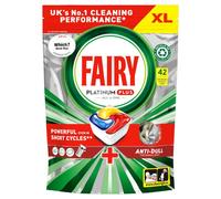 Fairy Platinum Plus All In One Dishwasher Tablets Lemon 42 Tablets