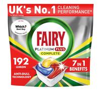 Fairy Platinum Plus Complete All In One Dishwasher Tablets, Citrus, 192 Tablets, Our Best Cleaning For A Clean Like New, Removes Dullness & Prevents