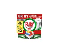 Fairy Platinum Plus Dishwasher Tablets - 42 Pack, Lemon, Anti-Dull Technology