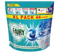 Fairy Platinum PODS, Washing Liquid Detergent Capsules, Non Bio, Extra Stain Removal, 44 Washes