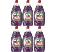 Fairy Platinum Quick Wash Dishwashing Liquid, Wild Berry Scent, Liquid Formula, 820ml, Pack of 6