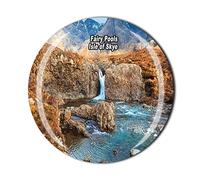 Fairy Pools Isle of Skye Scotland UK Fridge Magnet Tourist Souvenir Gift Collection Refrigerator 3D Crystal Magnetic Sticker
