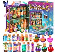 Fairy Potions DIY Craft Kit for Kids, 20 Wizard Potions & Energy Crystal