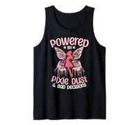 Fairy Powered by Pixie Dust Art Design for Women Fairy Tank Top