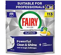 Fairy Professional Dishwasher Tablets Platinum Lemon Pack of 113