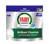 Fairy Professional Original Dishwasher Tablets 140 Washes, Brilliant Cleaning Action