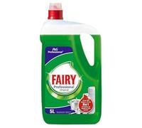 Fairy Professional Original Washing Up Liquid - Concentrated Dishwashing Liquid for Pots, Pans & Cutlery - 5 L Bottle - Powerful Grease Removal & Long-Lasting Suds.
