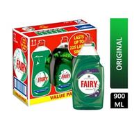 Fairy Professional Washing Up Liquid Original with Fresh & Clean Scent, Bulk Quantity, 900ml