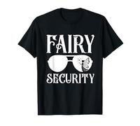 Fairy Security Birthday Family Halloween Costume Dad Mom T-Shirt