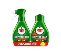 Fairy Skip the Soak Dish Spray Kit, Lemon, 1.3L