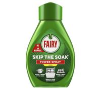 Fairy Skip the Soak Dish Spray Kit Lemon Trigger 4x500ml Refill 100 G