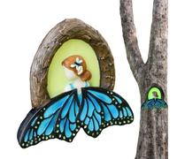 Fairy Statue Butterfly Light Up Tree Decoration