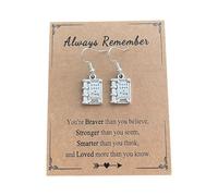 Fairy Story Book Lover Earrings Once Upon A Time Dangle Earrings For Writer Librarian