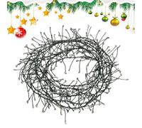 Fairy String Lights, Christmas Light Strings, 8 Lighting Modes, Waterproof Decorative Lights for Fireplace, Patio, Garden, Porch, Yard, Outdoor Holiday Decor, 118.11 inches