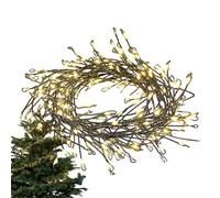 Fairy String Lights - Christmas Lights, Copper Wire, Room Decor | 33ft 100 LED Light Fornd with 8 Modes Feature Waterproof, Sparkling for Patio Halloween Garden Pa