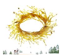 Fairy String Lights - Copper Wire, Christmas Lights, Room Decor | 33ft 100 LED Light Fornd with 8 Modes Feature Waterproof, Sparkling for Patio Halloween Garden Pa