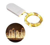 Fairy String Lights, Fairy Lights Battery Operated | 1m Copper Wire Starry Light String for Centerpiece, Waterproof Led String Lights, Flexible Starry Moon Lights, for Parties Festivals(Warm Color)