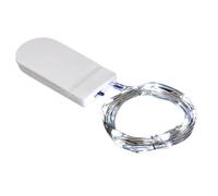 Fairy String Lights, Fairy Lights Battery Operated | 1m Copper Wire Starry Light String for Centerpiece, Waterproof Led String Lights, Flexible Starry Moon Lights, for Parties Festivals(White)