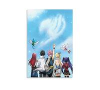 Fairy Tail Anime Vintage Canvas Poster Wall Art Decor Prints Poster Modern Canvas Art Pictures for Living Room Bedroom 24 x 36 inches (60 x 90 cm)