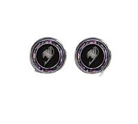 Fairy Tail Ear Nail Fairy Tail Guild Marks Studs Earrings Anime Fairy Tail Jewelry Glass Cabochon Earrings Post