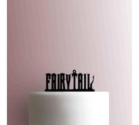 Fairy Tail Logo - Acrylic Cake Topper 5 Inch Width/Pink