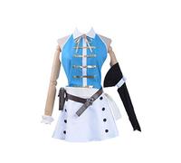 Fairy Tail Lucy Heartfilia Cosplay Costum Top Skirt - Blue - Medium Female