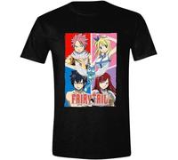 Fairy Tail T-T-Shirts Hemden - Wizard Guild-S Black(X-Large)
