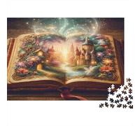 Fairy Tale Castle Book 1000 Piece Mini Jigsaw Puzzle For Adults Gift Idea
