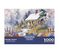 Fairy Tale Courtyard Jigsaw Puzzles for Adults Kids Interesting Puzzles 1000 Piece Impossible Puzzle for Adults Gifts 38x26cm/1000pcs