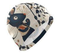 Fairy Tale Cute Fancy Rats bathing caps for adult Short Hair waterproof caps for women swimming Hair Protection and Drag Reduction gorro de natación para mujer