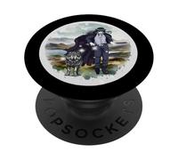 Fairy Tale Figurine Warriors Wolves Wolf Nature Fantasy PopSockets Adhesive PopGrip